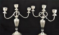 Silver Candlestick, Gold Candlestick